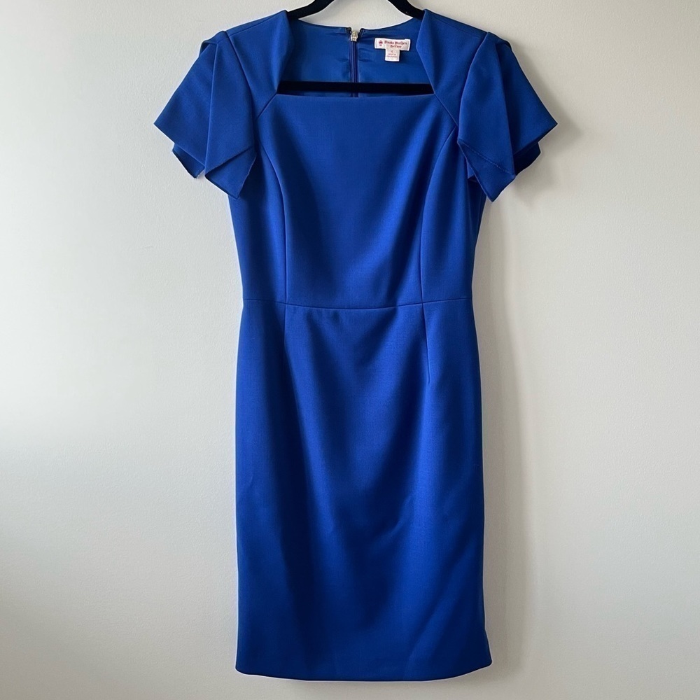 Brook Brothers royal blue wool dress